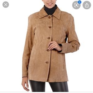 J.Khaki cream Suede button up